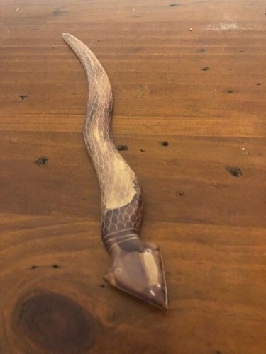 Small ceramic snake shape - small,