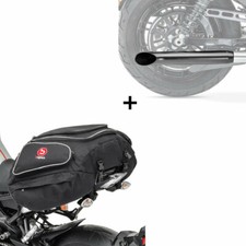 Set of rear silencer + rear