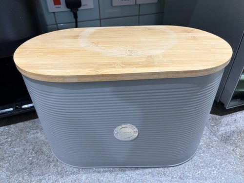 Ehc bread bin bamboo - bread, bin.