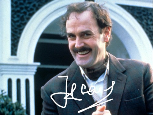 John cleese signed autograph - cleese,