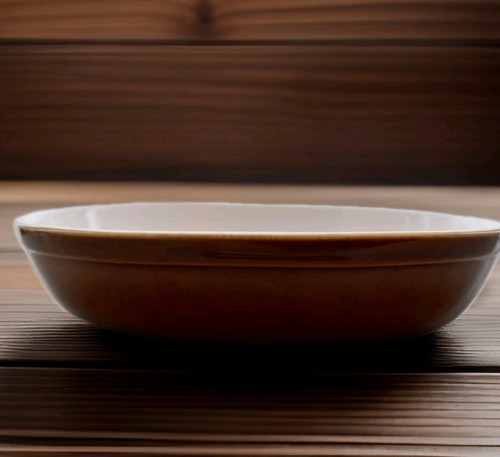 Vintage stoneware brown glazed - vintage,