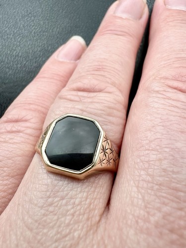 9ct yellow gold - yellow, men’s