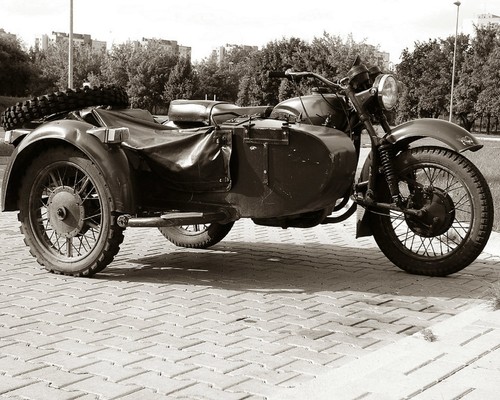 Vintage harley davidson - harley, with