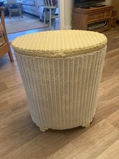 Vintage Lloyd Loom Oval Linen