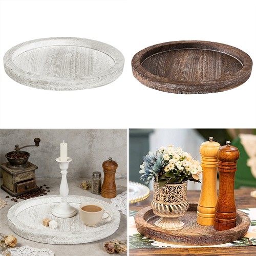 28cm round wooden decorative - 28cm,