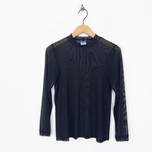 Kim mesh long sleeve - sleeve, high