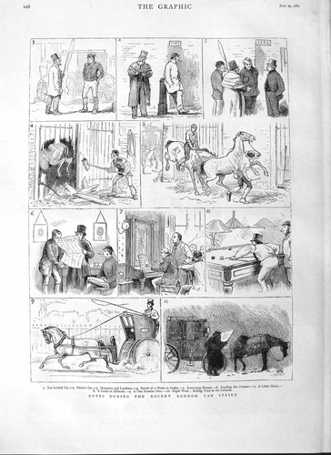 Original old antique print - original,