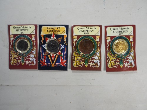 Reproduction sealed coins - 4,