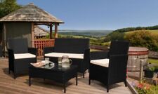 RATTAN GARDEN FURNITURE SET 4