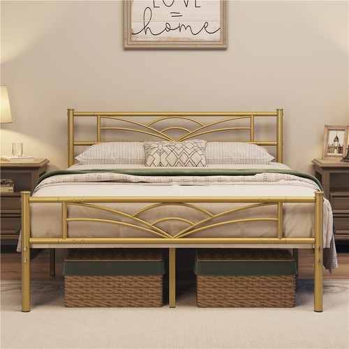 Metal platform bed - platform,