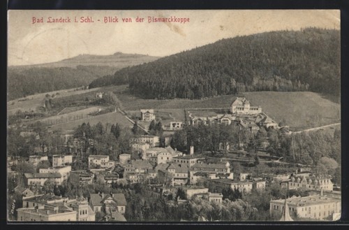 Postcard bad landeck in - landeck,