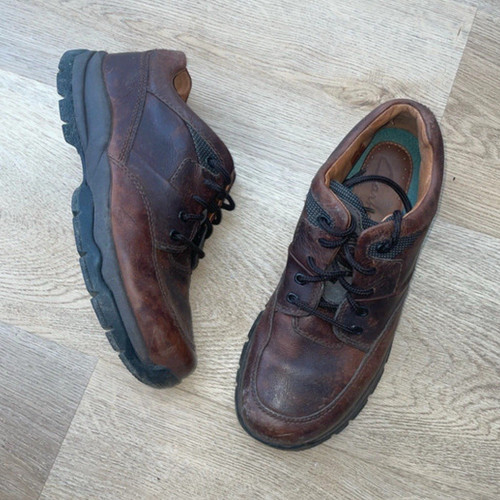 Clarks men brown leather - brown,