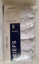 BNWT Boys 5pk White Briefs