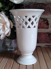 Vase by Hartley Greens & Co. Leeds, Iconic Cream Ware, Collectable, Vintage
