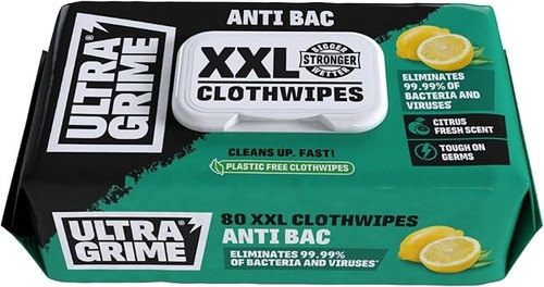 Ultragrime antibac clothwipes - ultragrime,