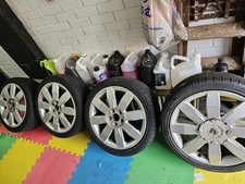 Renault Megane Sport R26 / 225 Alloy Wheels & Tyres. X3 Centre caps
