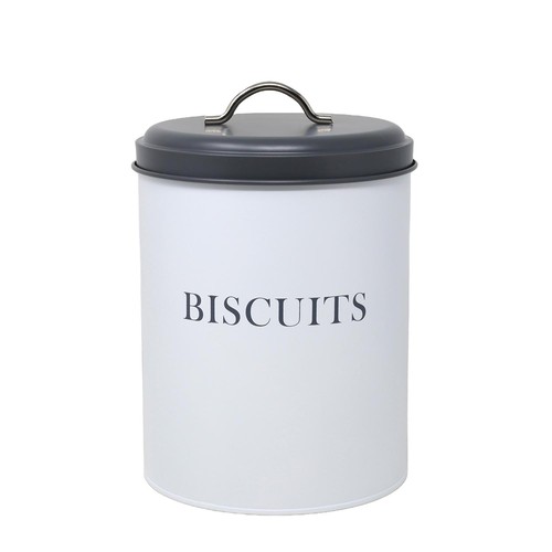 White grey biscuit caddy - grey,