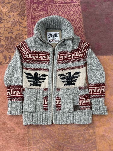 Superdry cowichan cardigan - cowichan,