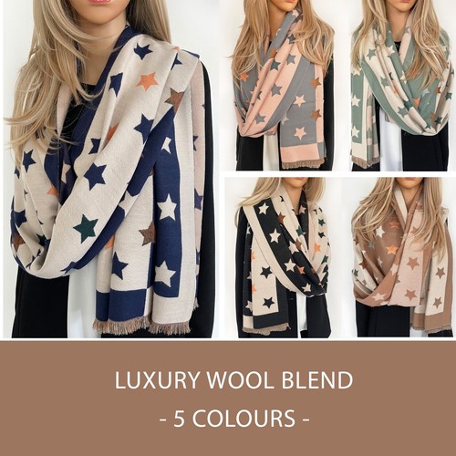 Ladies wool rainbow star - ladies,