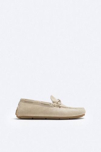 New zara suede leather - suede,