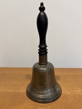 Vintage brass school bell