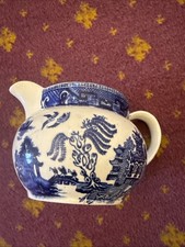 Milk jug blue willow - jug,