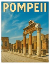 Pompeii Roman Ruins Scene