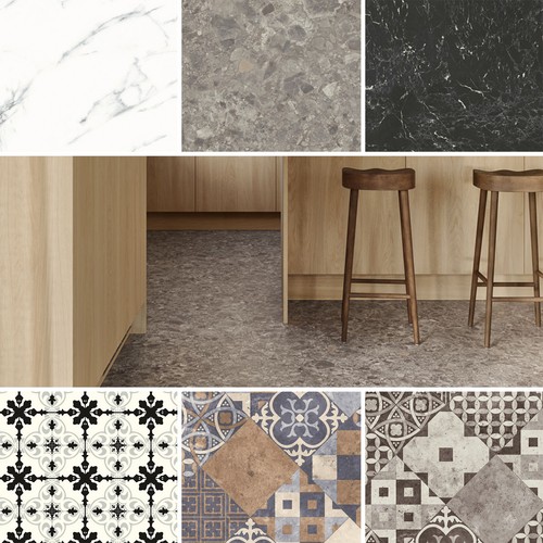 Stone effect matisse vinyl - stone,