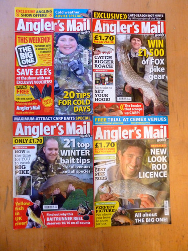 Anglers mail magazines - 4,