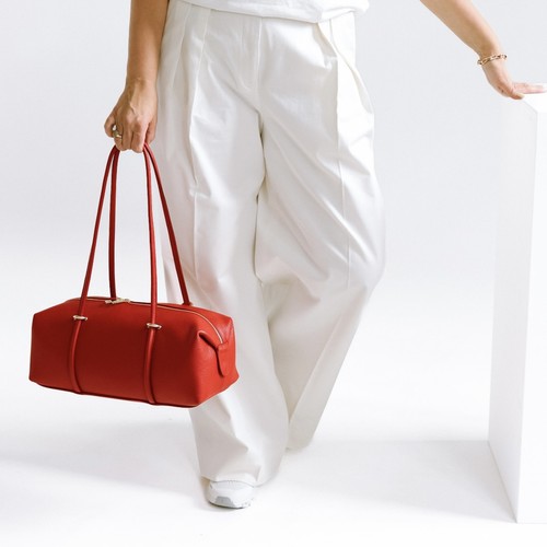 Ladies leather gia red - gia-m,