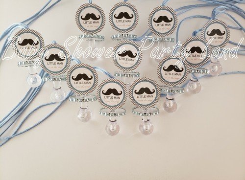 Little man pacifier - pacifier, necklaces