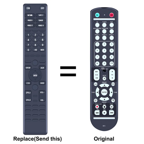 New replacement remote control - new,