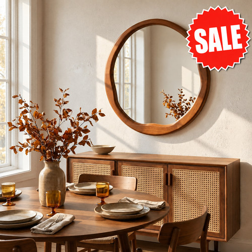 Walnut wavy edge - wavy,