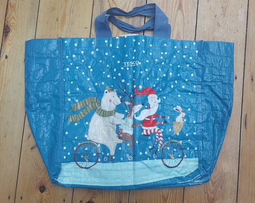 Tesco christmas reusable bag - reusable,