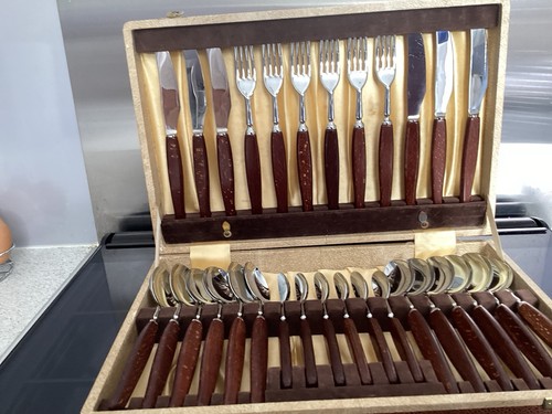 Vintage cutlery canteen box - canteen,