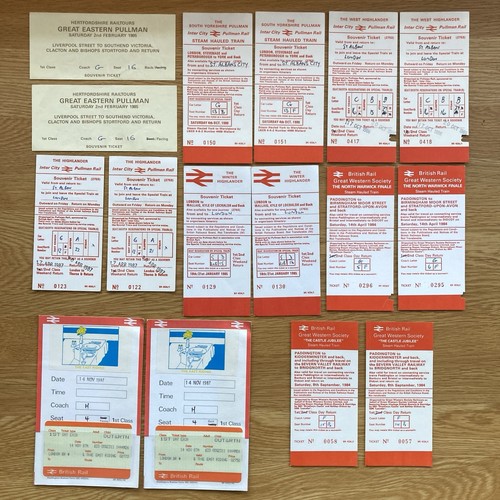 Lot vintage british rail - vintage,