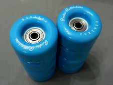 Rookie Roller Forever w/ + Fitted Bearings Powder Blue Full Quad Skates Set 8