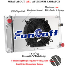 3-Rows Aluminium Radiator For