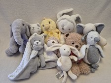 10 soft plush cuddly toys