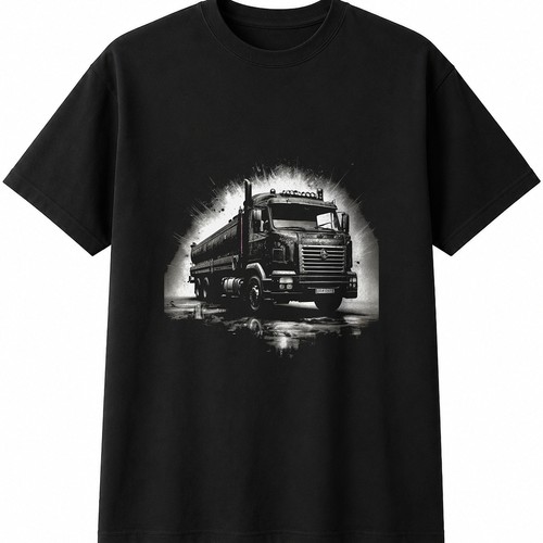 Hgv lorry retro mens womens - retro,