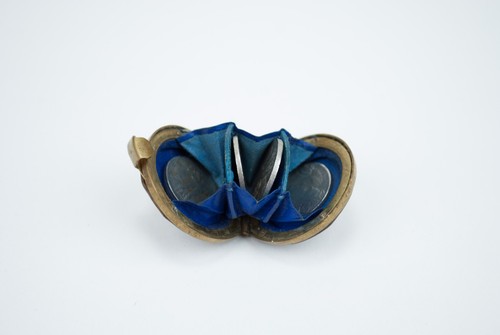 Antique edwardian folding coin - folding,