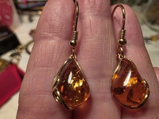 Amber Solid Silver 925