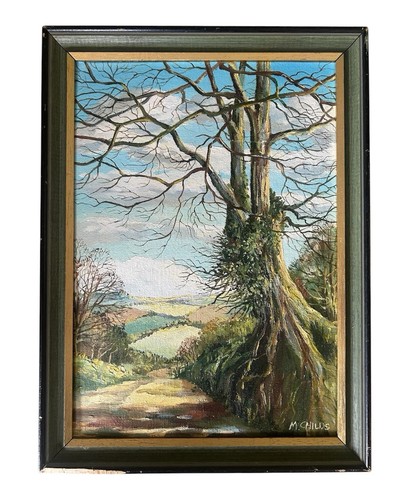 Childs vintage original oil - vintage,