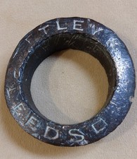 Collectable Brass Tetley & Sons Leeds Antique Screw Collar Tetleys Brewerania