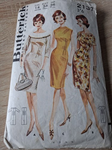 Vintage sewing pattern 1960s - pattern,