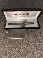 Ferrari Cartier Ballpoint Pen Exclusive Luxury 1990 Made In Italy with Box