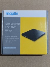 MAPLIN Slim External DVD Writer with USB 2