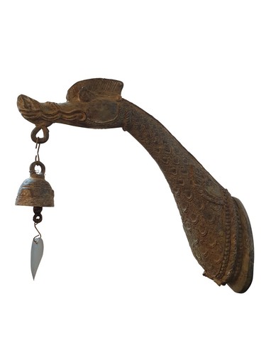 Garuda bronze wand decor - wand,