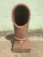 2`7"H Old Clay Terracotta Red Chimney Pot Garden Planter
