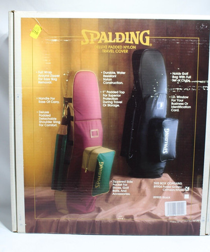 Vintage spalding golf club bag - spalding,
